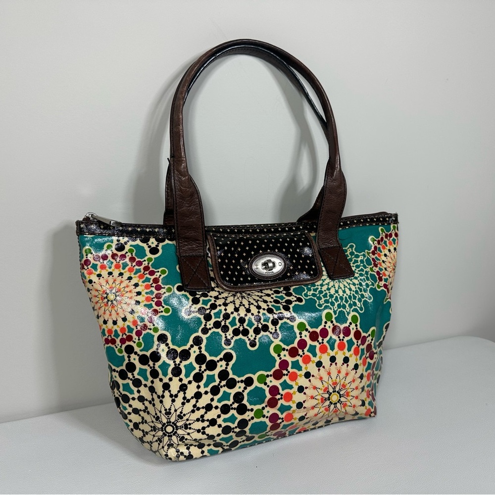 Fossil Key Per Printed Coated Canvas & Leather To… - image 3